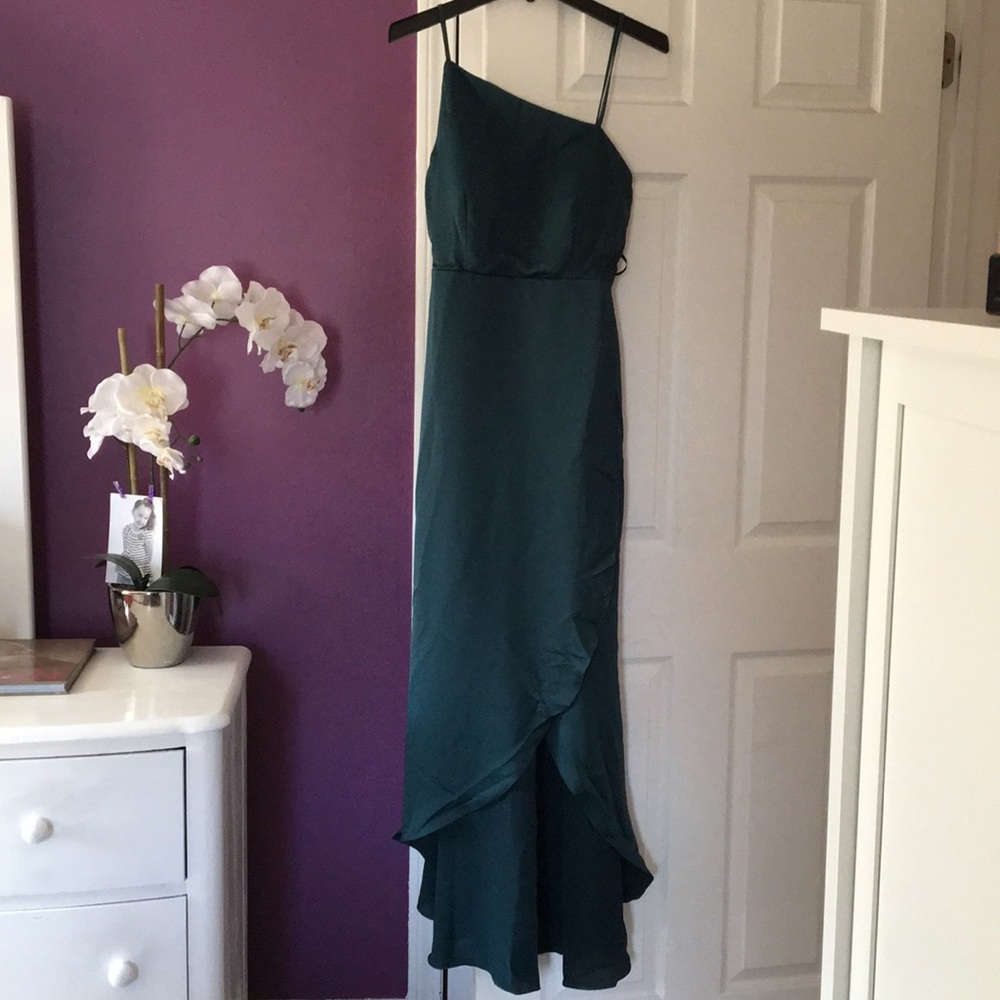 Fashion Nova festivity asymmetric dress